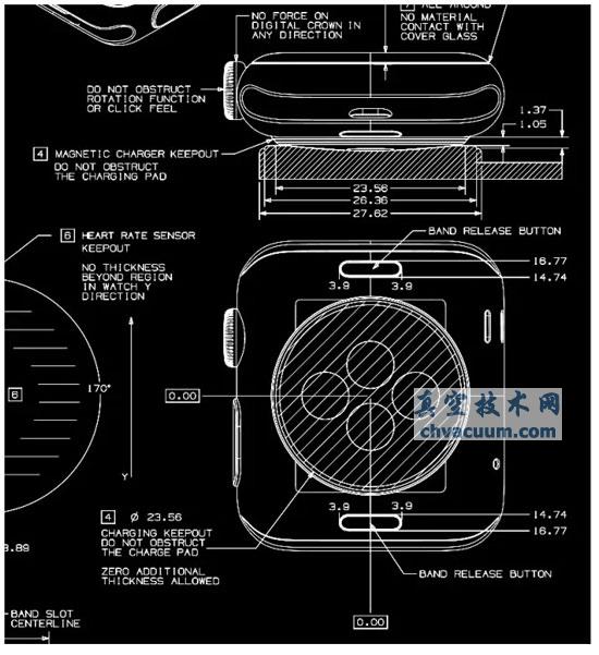 苹果手表(Apple Watch)的CAD工程图